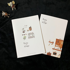 16K36張米黃紙車線本 縫線本 B5大號筆記本 作業本有愛有家