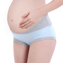 新款女士孕妇内裤 孕妇三角裤低腰托腹无痕孕期产后通用纯棉短裤