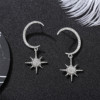 Hypoallergenic universal fashionable earrings with tassels, silver 925 sample, Korean style, internet celebrity, simple and elegant design