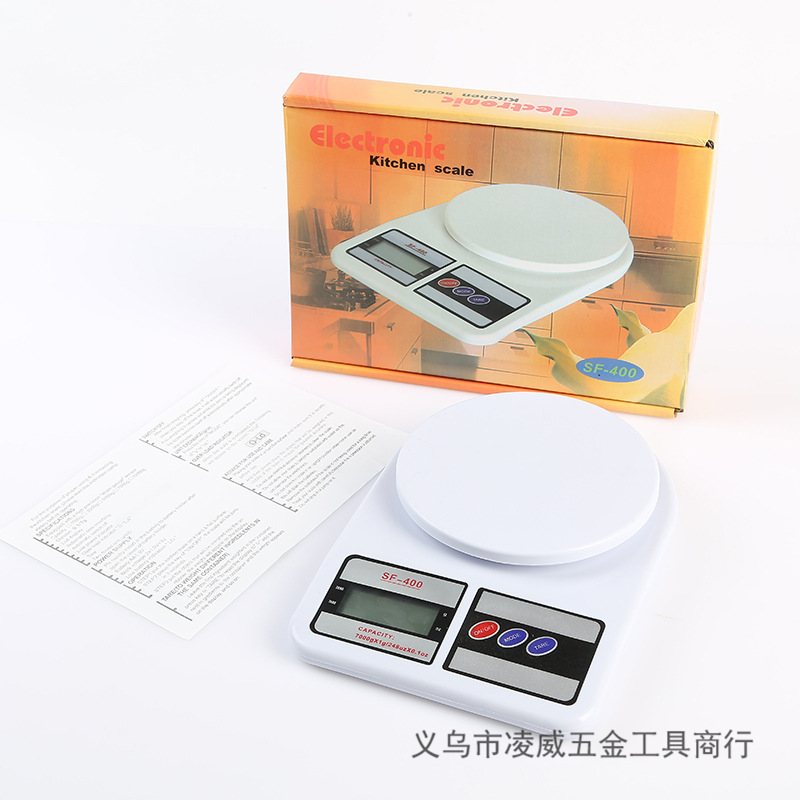 SF400电子厨房秤家用食品秤药材秤 厨房电子称10kg电子烘焙秤克秤