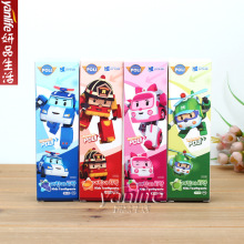 韩国POLI珀利儿童牙膏 我珂爱变形警车机器人 2岁+ 水果味60g
