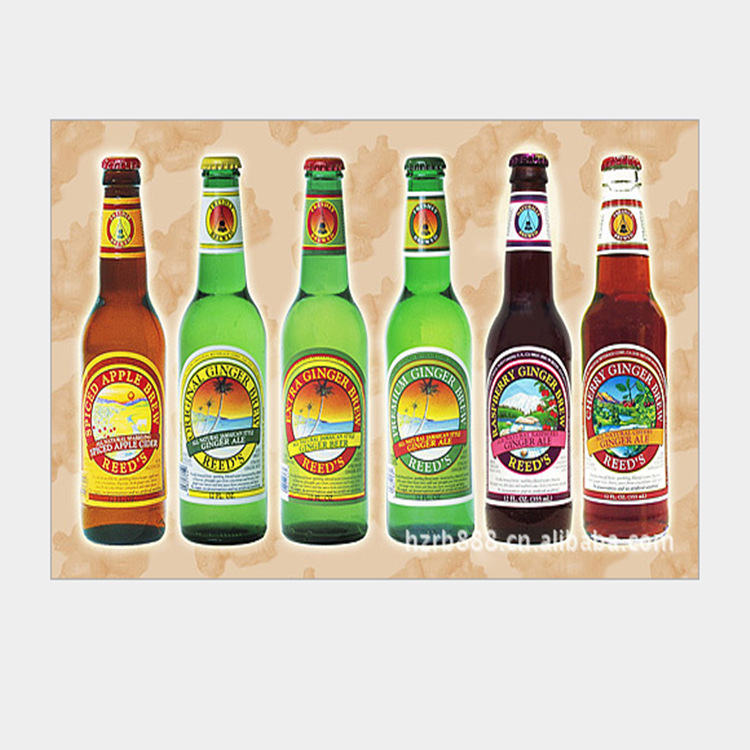 【调料瓶】多规格蒙砂烤花加深工玻璃酒瓶定 制多规格玻璃啤酒瓶