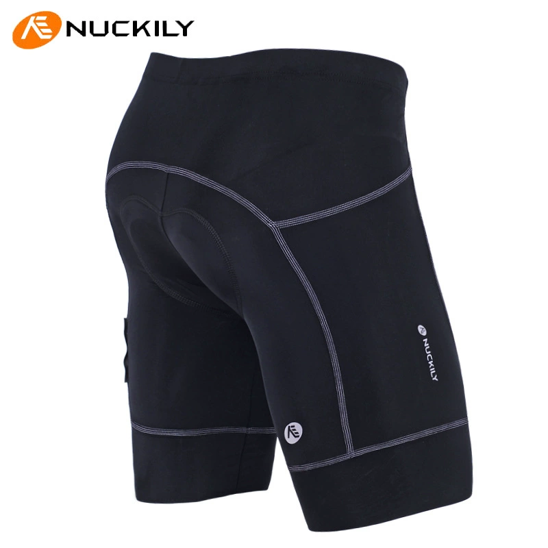 Велосипедные шорты NUCKILY, подушка, силиконовая дышащая быстрая сушка, оборудование для езды на велосипеде, 2,5 см