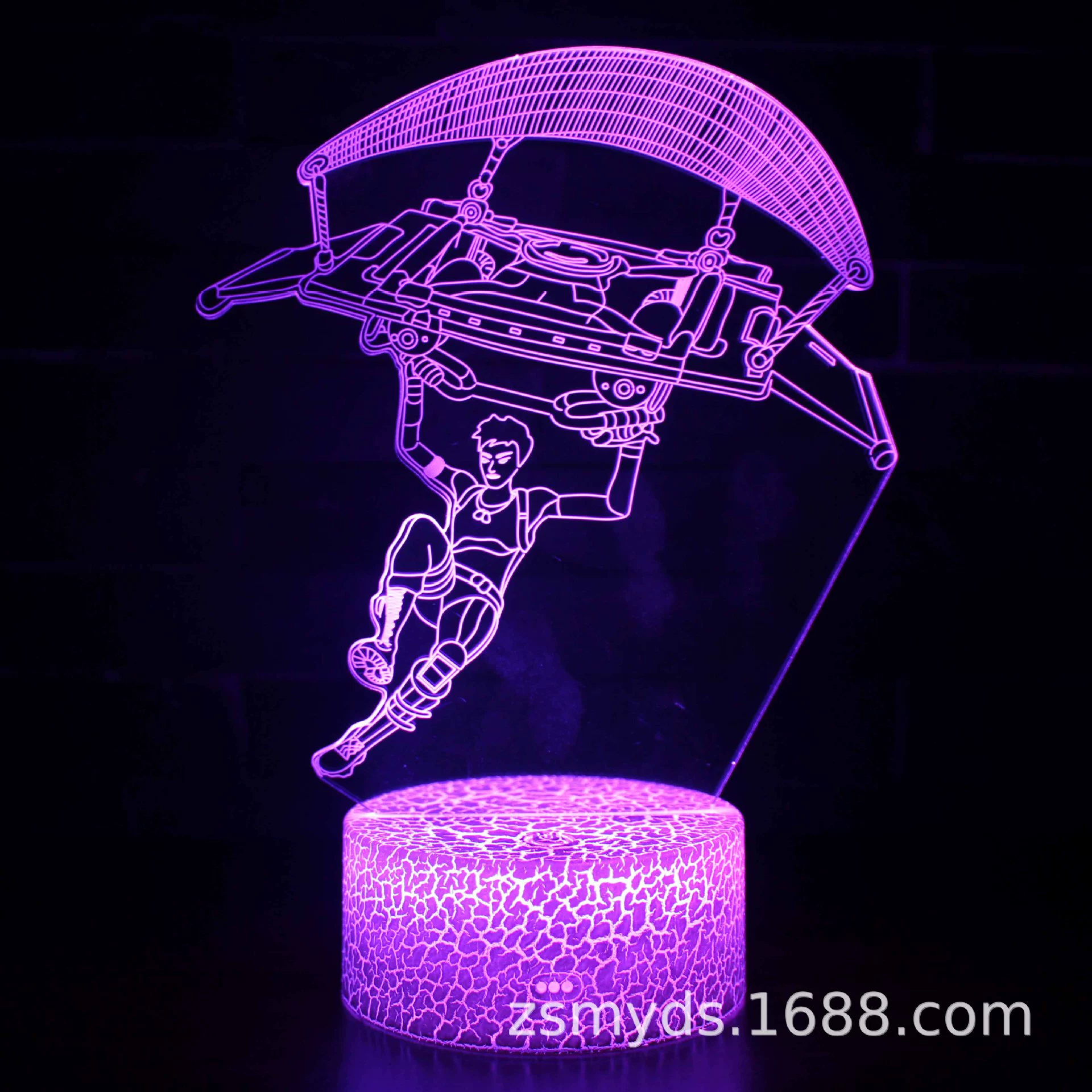 LED креативная ночная лампа с сенсорной для стола, (международная торговля), 3D, пульт дистанционного управления