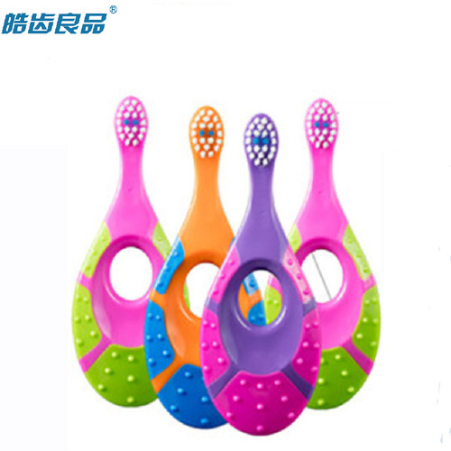 2 pack infant soft bristle toothbrush English cross-border turtle baby children's toothbrush 0-3 years old safe material factory