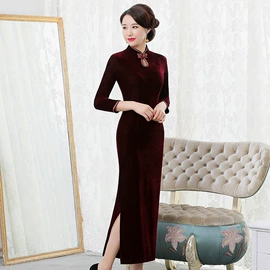 旗袍;中老年休闲套装;妈妈服