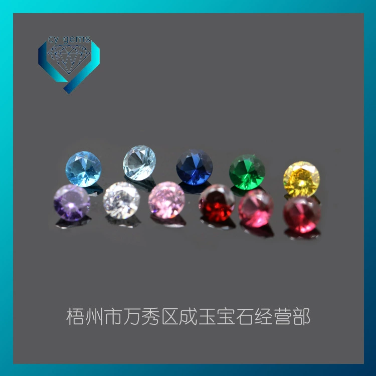 Blue yellow zirconium, gemstone, wholesale