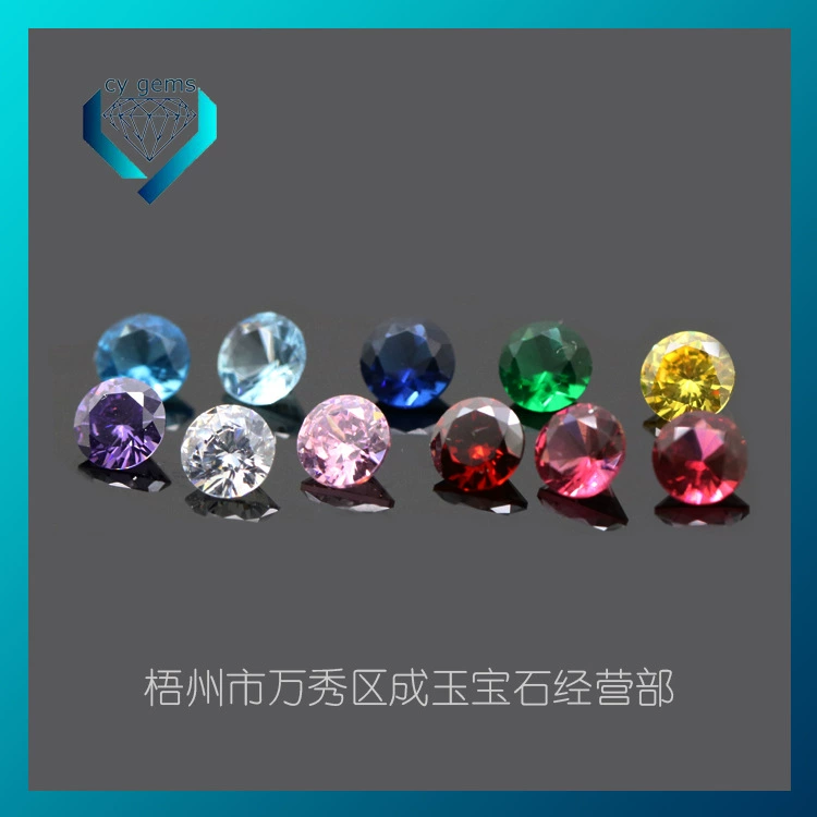 Blue yellow zirconium, gemstone, wholesale