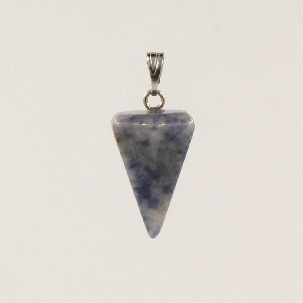 Ebay deseo piedra natural cristal ágata facetado cónico hexagonal columna espíritu Péndulo collar colgante Péndulo