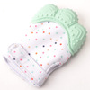 Children's silica gel gloves for correct bite, teether for new born, toy