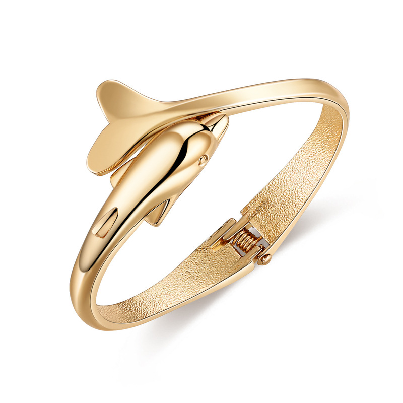 2023 New Foreign Trade Jewelry Supply, Elegant and Exquisite Little Dolphin Bracelet Jewelry, Supports One-Piece Dropshipping