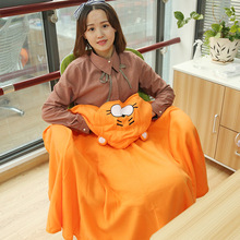 亚马逊日本全检卡通动漫外贸出口绣花披肩毛毯家用新款儿童披肩