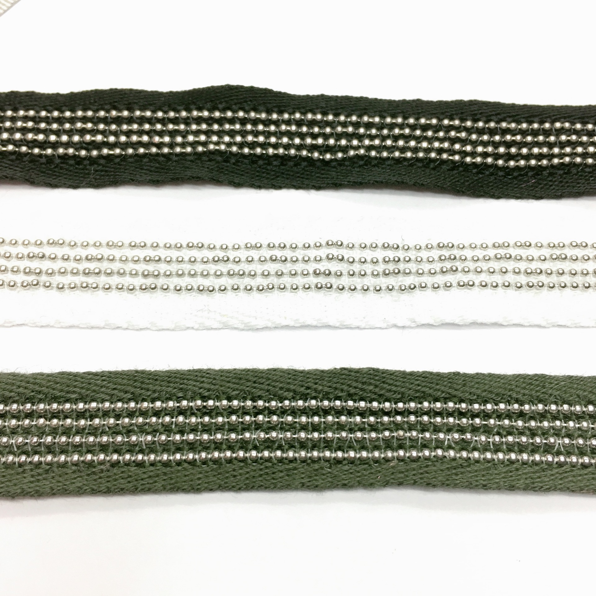 4排圆铜珠链织带花边 民族风服装辅料厂家现货优惠供应