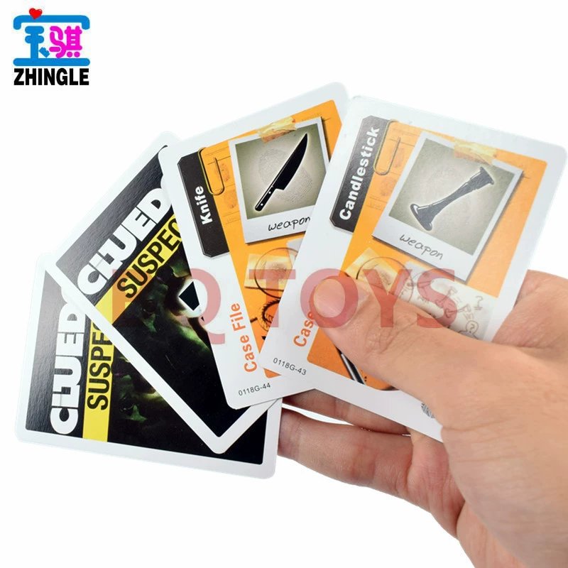 Клуб для семейного отдыха, карточная игра CLUEDO, английская детективная покер-карточная игра