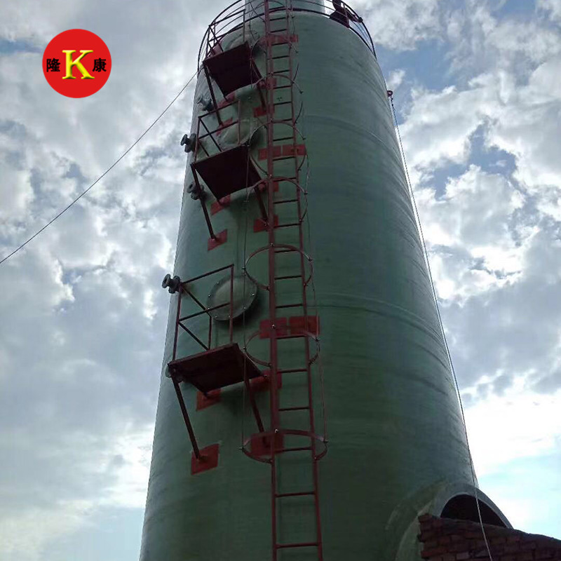 河北尾气吸收塔酸雾净化塔 脱硫塔玻璃钢酸雾净化塔 隆康厂家
