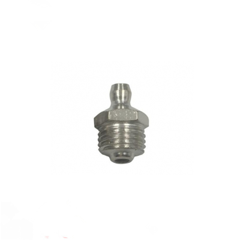 Boquilla de aceite de plata de acero inoxidable boquilla de inyección de presión de junta recta boquilla de aceite lubricante M6 M8 M10