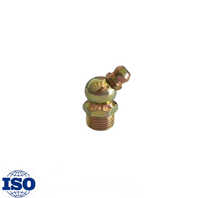 Producción de fábrica al por mayor de alta calidad y bajo precio M8x1.25, boquilla de hierro de 45 grados