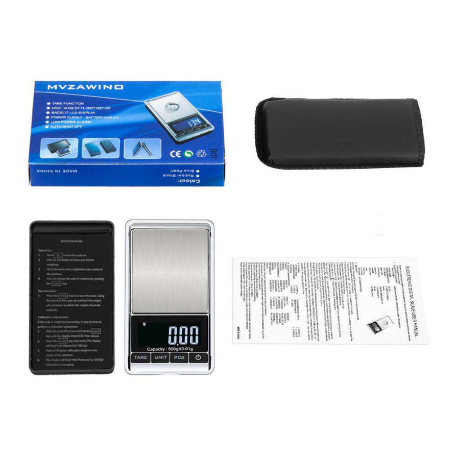 DS-16 500G 0.01G黑色电子珠宝称 黄金口袋称 迷你珠宝电子秤