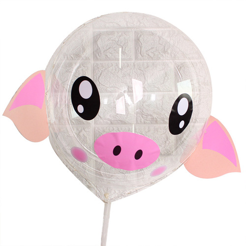 Bobo Ball Luminous Balloon Lamp Luminous Cartoon Street Stall Transparent Internet Celebrity Balloon New Micro-Business Promotion Small Gift