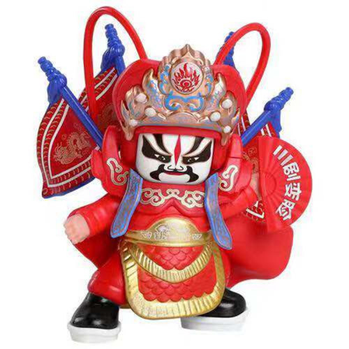 Sichuan Opera Changing Face Doll Creative Peking Opera Mask Plush Toy Stroller Toy Chengdu Tourism Gift Little Figurine
