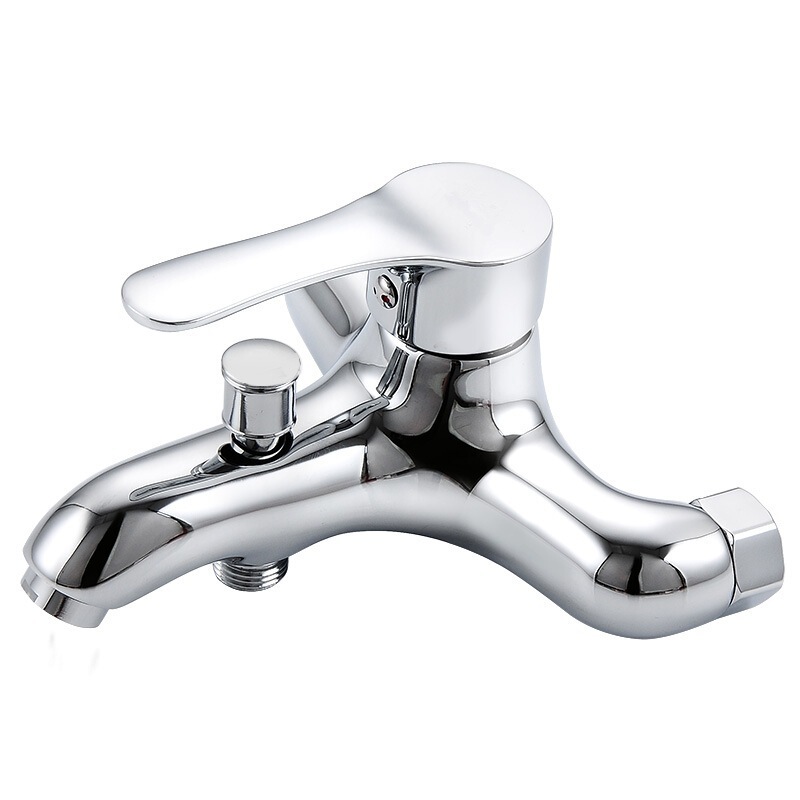 Jiahe Mei Bathroom Shower Faucet Manufacturer Direct Sale Thickened Bathtub Faucet Roman Triple Copper Body Mixing Valve Shower