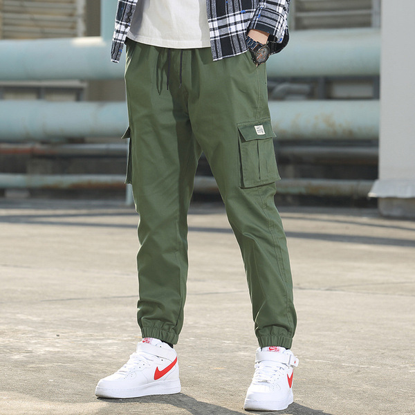 spring Japanese men's trend cotton sports trousers for leisure