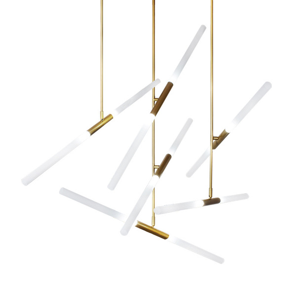 Modern creative bar golden ceiling lamp for hotel for office