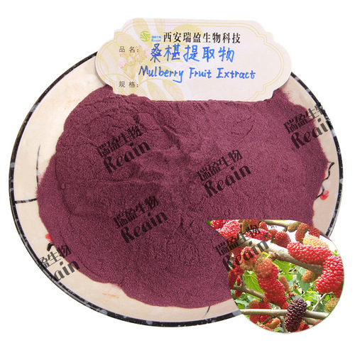 Ruiying Mulberry Extract 10:1 Mulberry Powder Mulberry Anthocyanins Supply 1kg Minimum Order