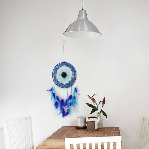 New dream catcher feather decoration pendant weaving craft feather jewelry cute girly style room decoration