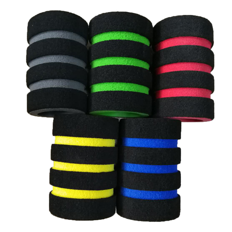 纹身机手柄套NBR双色发泡管防滑手柄保护套EVA防撞耐磨泡沫套