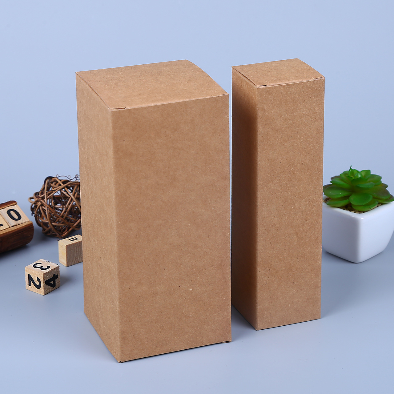 450克进口牛皮纸盒彩色牛皮盒白卡包装彩盒LOGO包装盒