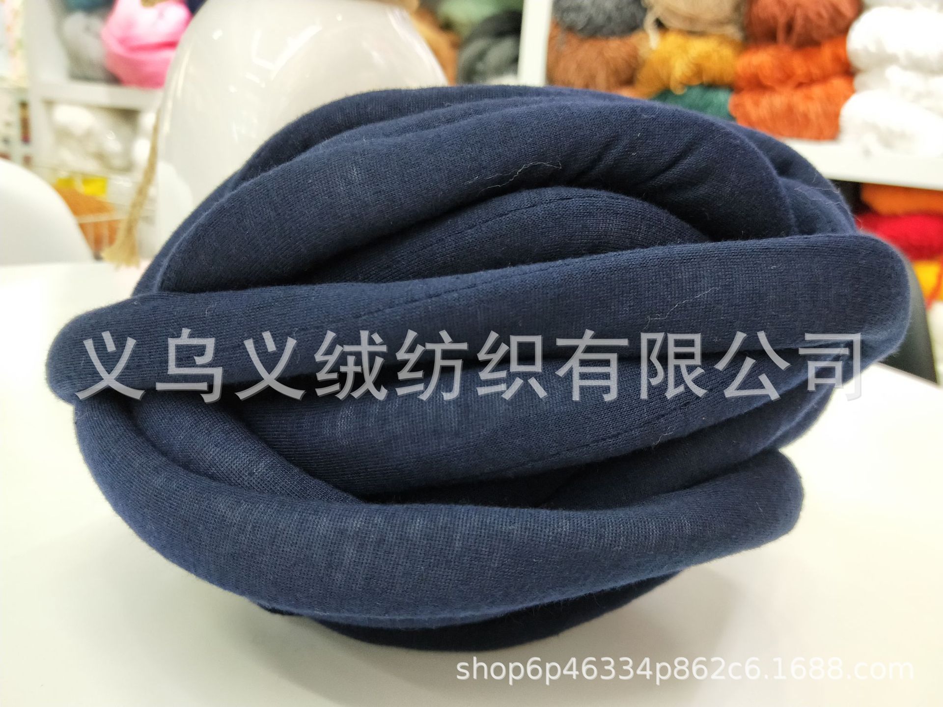 2,5 cm hilo de relleno hilo de algodón hilo de hielo Isla de lana hilo de tela tejido a mano circunferencia de la cama gato nido manta hilo tejido a mano lana gruesa