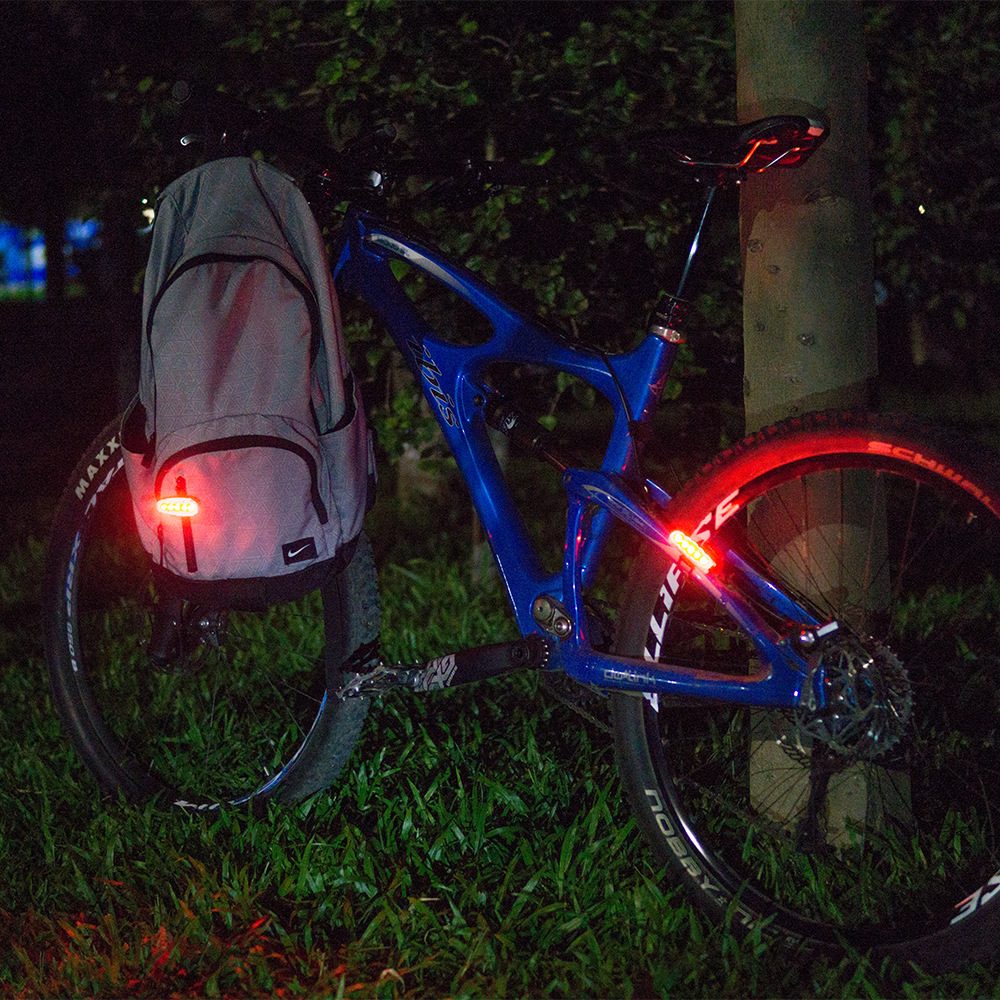 Ciclismo luz corriendo brazo luz casco bicicleta luz montaña equipo accesorios multifuncional advertencia luz trasera image 5