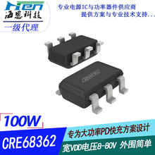 65W PD�������ԴоƬ CRE68362 ���OB2632 ��VCC��ѹ8-80V