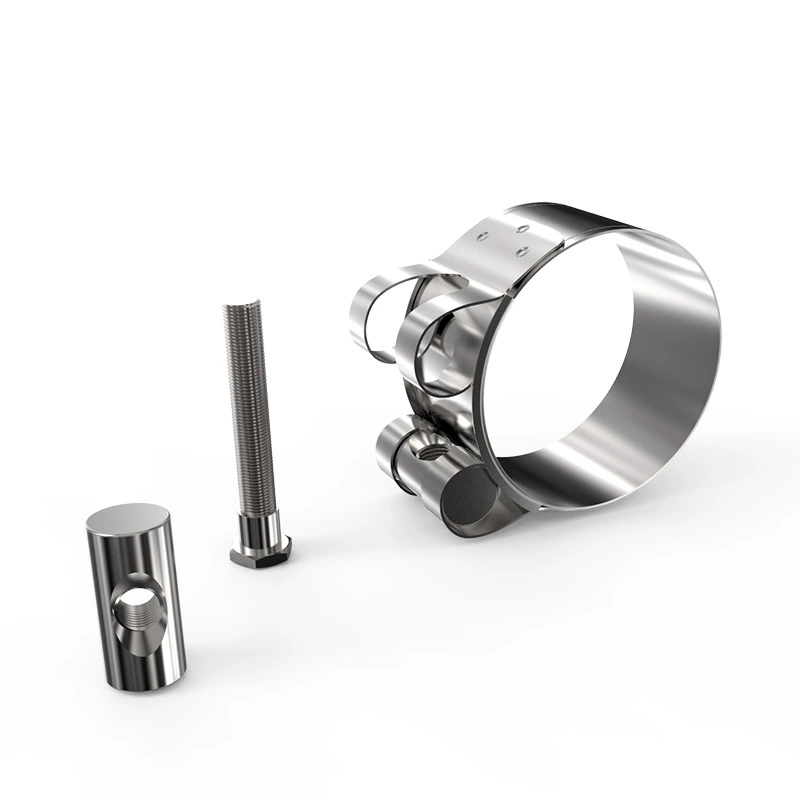 Выхлопная труба автомобиля подходит для зажима шланга из нержавеющей стали Расширенный зажим с одной головкой зажим для трубы Европейский стиль зажим для трубы