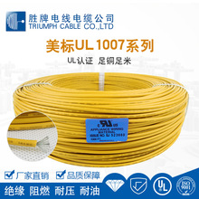 胜牌UL1007美标10AWG~30AWG电子线单芯线束PVC铜线OK线内部线