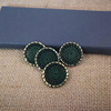 Crochet, earrings, accessory, Japanese and Korean, suitable for import