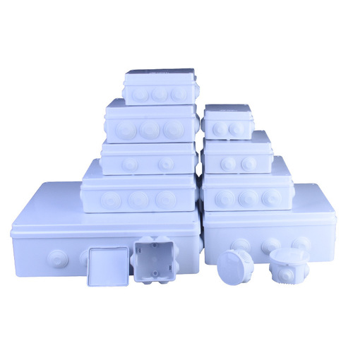 Plastic Waterproof Connector Box ABS Waterproof Monitoring Box Outdoor Cable Distribution Box Sealed Power Waterproof Box Wholesale
