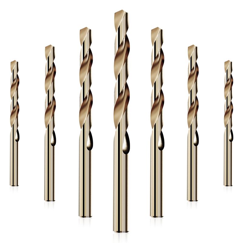 Mango recto taladro de torsión acero de alta velocidad completo molienda cobalto taladro de torsión Acero inoxidable ángulo de hierro metal taladro de perforación fabricante