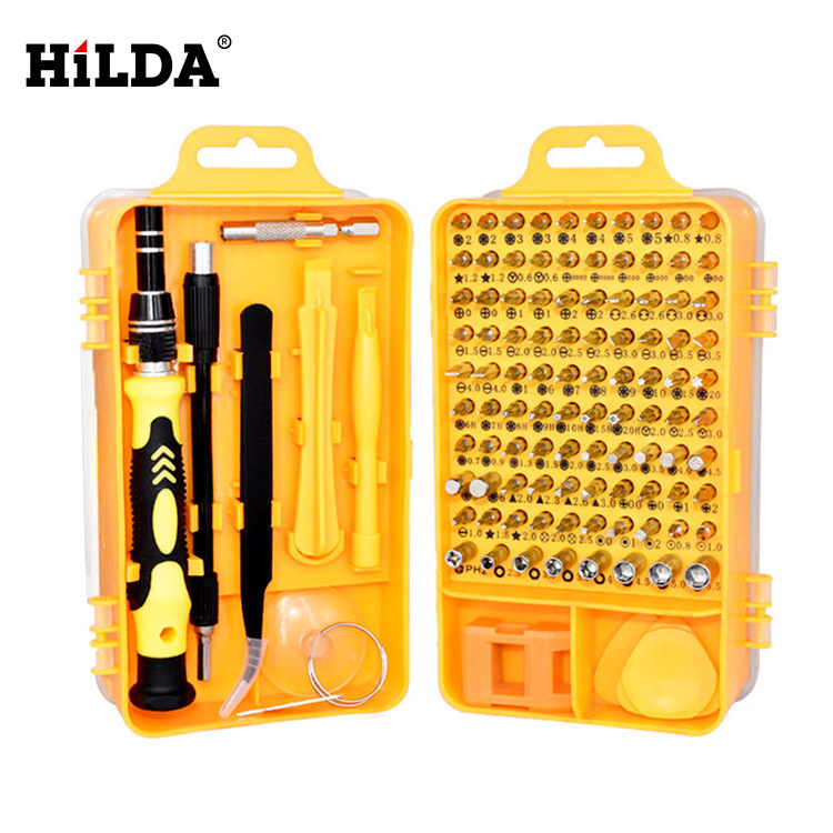 厂家直销希尔达60套十字螺丝刀装起子高硬度拆机手机维修工具