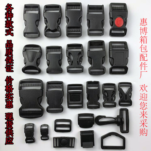Plastic belt bag with clasp