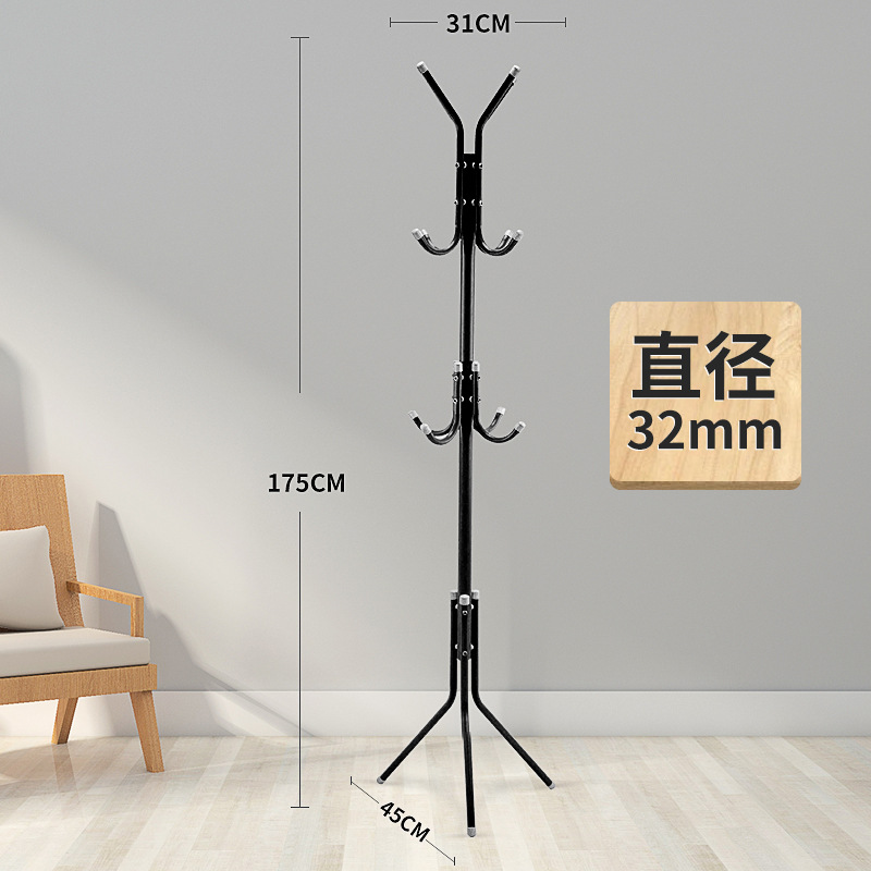 Perchero de pie multifuncional, organizador de dormitorio, estructura simple, fábrica al por mayor