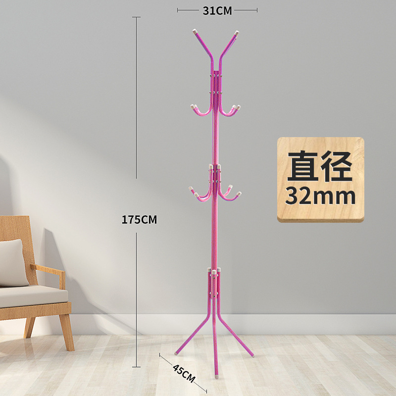 Perchero de pie multifuncional, organizador de dormitorio, estructura simple, fábrica al por mayor