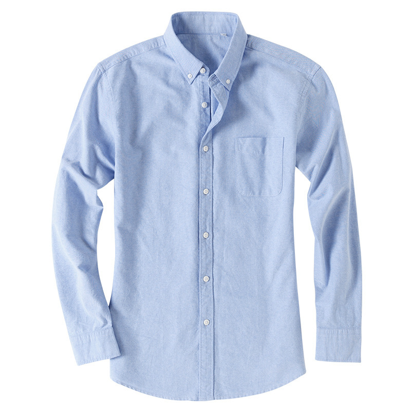 Cotton Oxford men's business casual long sleeve shirt Korean fashion coat shirt wholesale a generation of hair