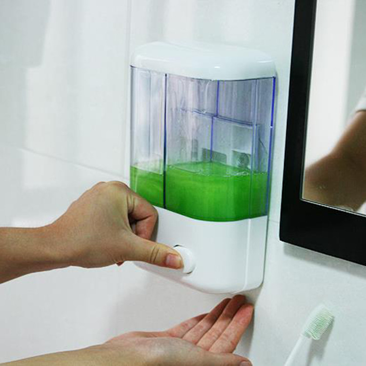 Baño desinfectante de manos botella caja de loción Hotel dispensador de jabón montado en la pared desinfectante de manos caja desinfectante de manos montado en la pared