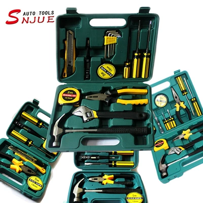 Factory Direct Sales Household Hardware Tool Box Set, Car Tool Set, Auto Repair Tools, Wrenches, Hammers