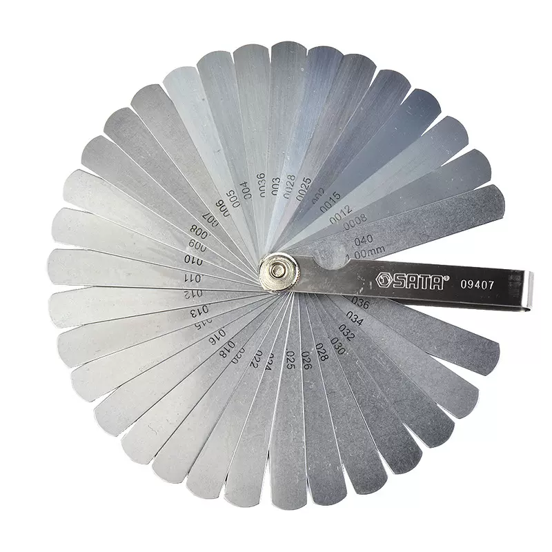 世达高精度塞尺0.02-1.0mm塞规气门塞尺片间隙尺不锈钢厚薄规9402