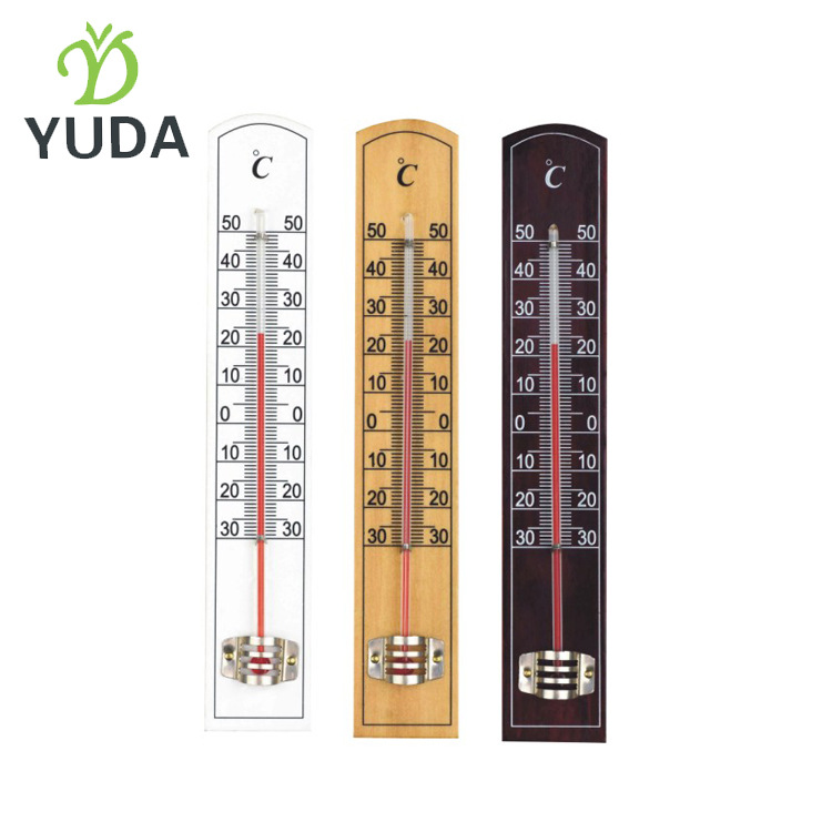 厂家生 产 新款木质温度计 长方形木板温度计