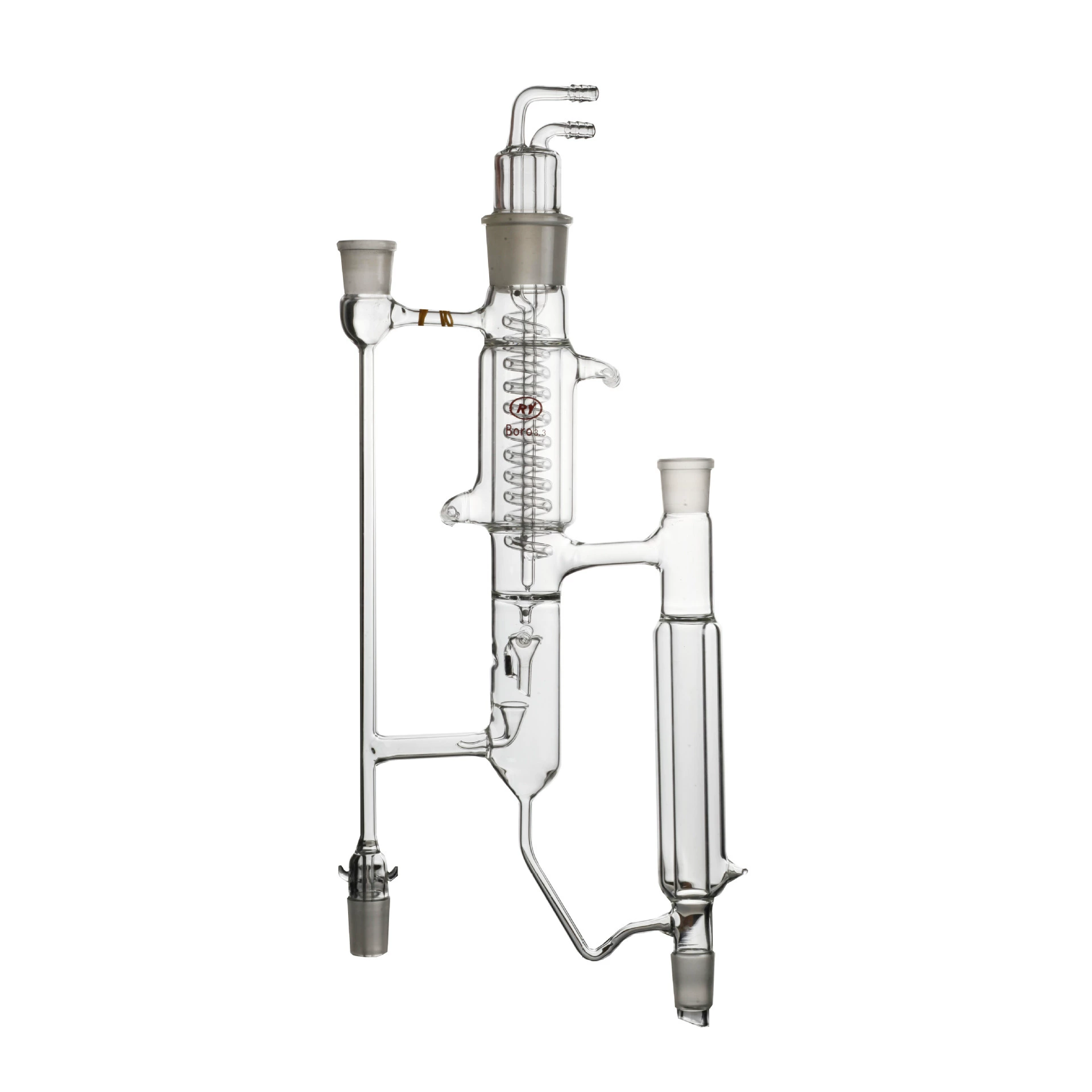 Shanghai Heqi мощный производитель дистилляционная головка электромагнитная воронка дистилляционное оборудование дистилляционный инструмент стеклянный инструмент