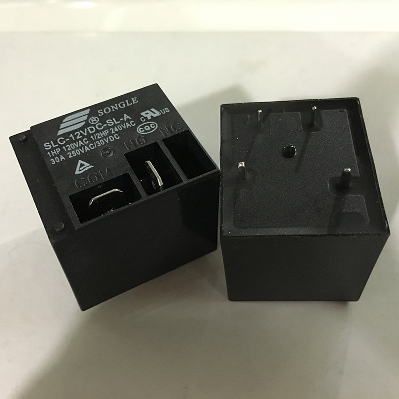 原装松乐继电器SLC-12VDC-SL-A功率继电器12V一直常开4脚30A 现货